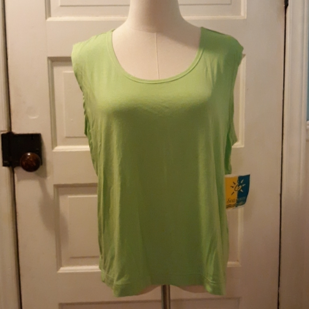 Vintage 1980s Dead Stock Sea Suns Green Xl